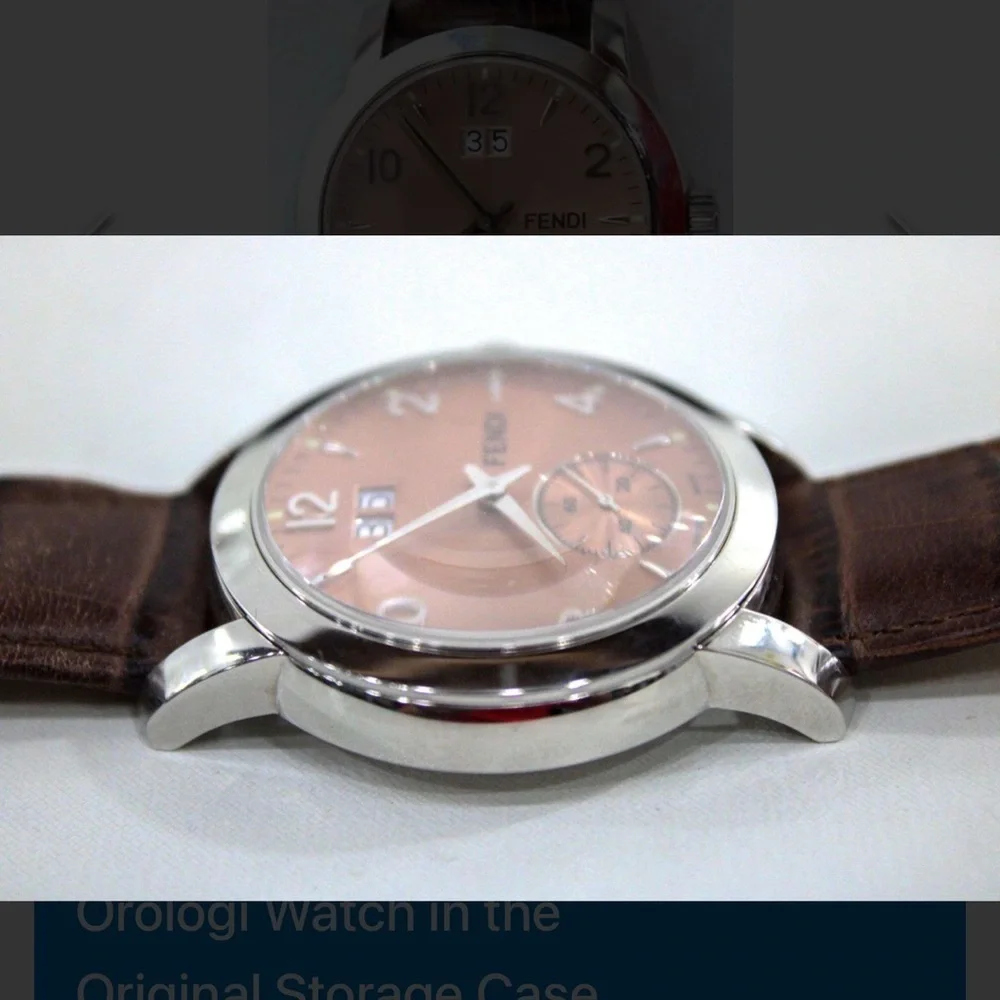 Authentic Fendi Orologi Watch with Box and COA